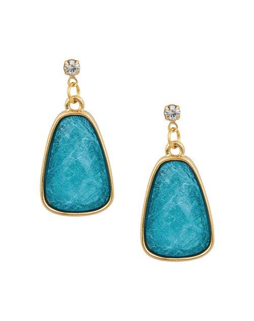 14K Gold Plated Cubic Zirconia Drop Earring (KKGJDEG111817)
