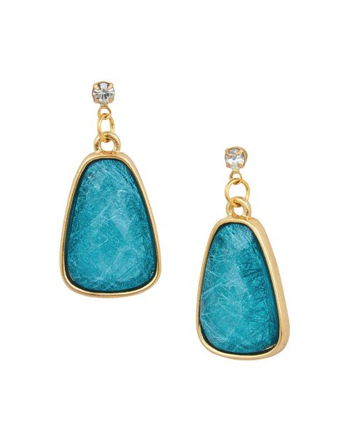 14K Gold Plated Cubic Zirconia Drop Earring (KKGJDEG111817) - Image 2