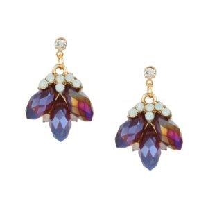 14K Gold Plated Cubic Zirconia Drop Earring (KKGJDEG111822)