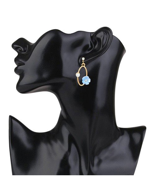 14K Gold Plated Cubic Zirconia Drop Earring (KKGJDEG111825) - Image 3