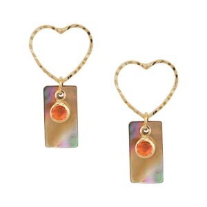 14K Gold Plated Cubic Zirconia Drop Earring (KKGJDEG111827)