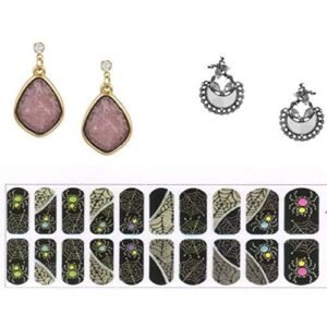 14K Gold Plated Cubic Zirconia Drop Earring Valentine Free Gift Combo (Pack Of 3) (KKGJDEG111814)