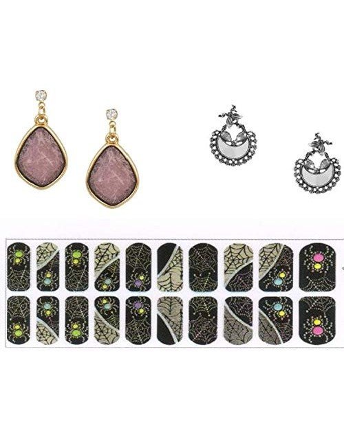 14K Gold Plated Cubic Zirconia Drop Earring Valentine Free Gift Combo (Pack Of 3) (KKGJDEG111814)