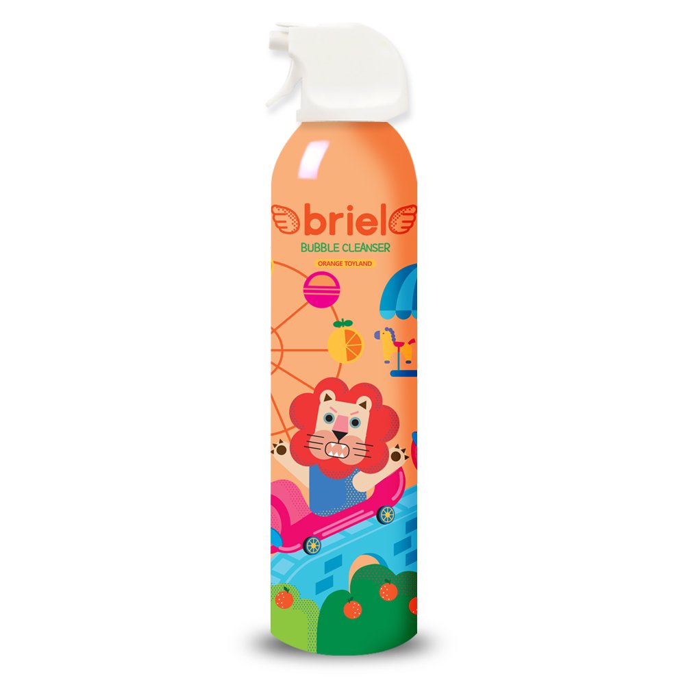 Orange Toyland 300ml bubble cleanser