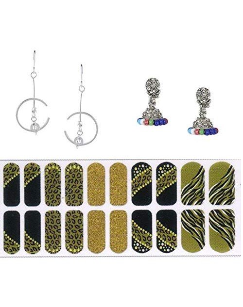 Circle Drop Earring Valentine Free Gift Combo (Pack Of 3) (KSRJDES111837)