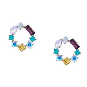 Cubic Zirconia Dailywear Stud Earring (KDAJESS111817)