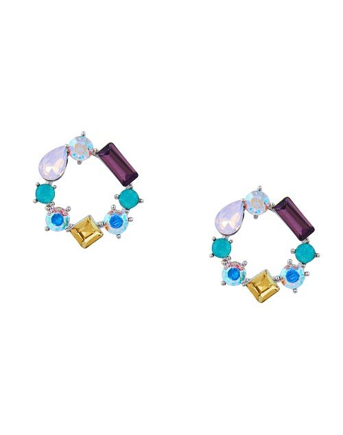 Cubic Zirconia Dailywear Stud Earring (KDAJESS111817)