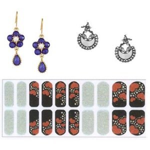 Cubic Zirconia Drop Earring Valentine Free Gift Combo (Pack Of 3) (KTWJDEG111801)