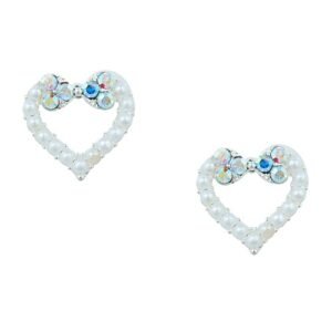 Cubic Zirconia Heart Daily wear Stud Earring (KDAJESS111808)