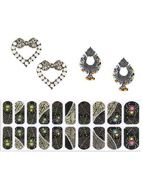 Cubic Zirconia Heart Daily wear Stud Earring Valentine Free Gift Combo (Pack Of 3) (KDAJEGS111809)