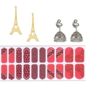 Cubic Zirconia Owl Drop Earring Valentine Free Gift Combo (Pack Of 3) (KTWJDEG111804)