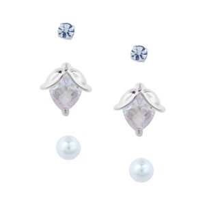 Cubic Zirconia Stylish Daily wear Combo Stud Earring (KK1JESS111843)