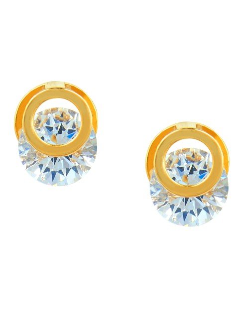 Cubic Zirconia Stylish Daily wear Stud Earring (KDAJEGS111801)