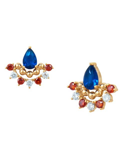 Cubic Zirconia Stylish Daily wear Stud Earring (KDAJEGS111812) - Image 2
