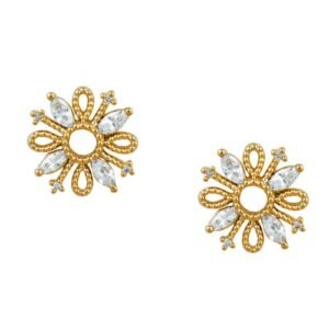 Cubic Zirconia Stylish Daily wear Stud Earring (KDAJEGS111814)