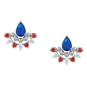 Cubic Zirconia Stylish Daily wear Stud Earring (KDAJESS111813)