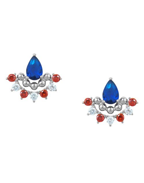 Cubic Zirconia Stylish Daily wear Stud Earring (KDAJESS111813)