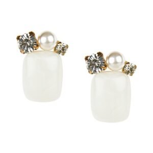 Cubic Zirconia Stylish Daily wear Stud Earring (KHKJEGS11858)