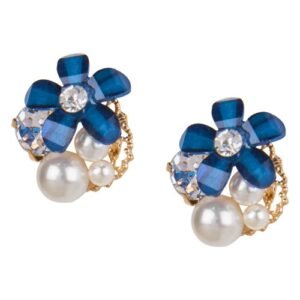 Cubic Zirconia Stylish Daily wear Stud Earring (KHKJEGS11859)