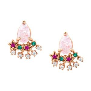 Cubic Zirconia Stylish Daily wear Stud Earring (KK1JEGS111834)