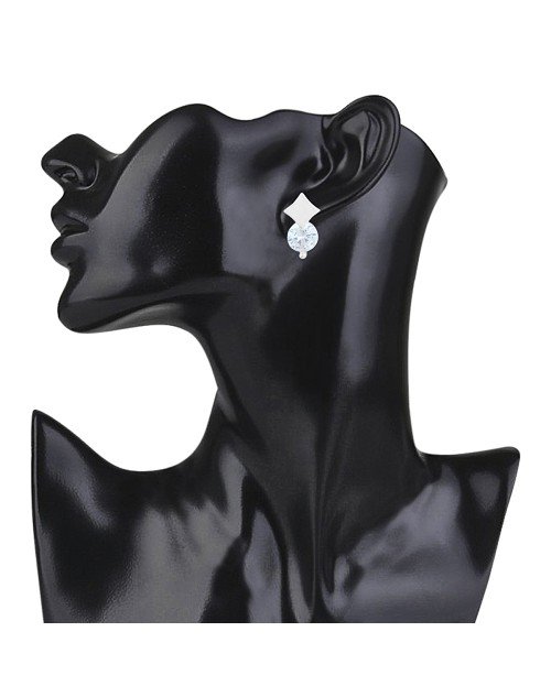 Cubic Zirconia Stylish Daily wear Stud Earring (KKGJESS111849) - Image 2