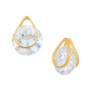 Cubic Zirconia Stylish Daily wear Stud Earring (KTWJEGS111821)