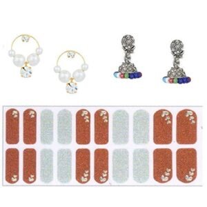 Cubic Zirconia Stylish Daily wear Pearl Stud Earring Valentine Free Gift Combo (Pack Of 3) (KTWJEGS111818)