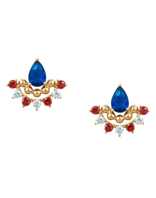 Cubic Zirconia Stylish Daily wear Stud Earring (KDAJEGS111812)