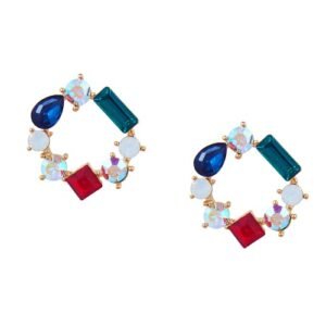 Cubic Zirconia Stylish Daily wear Stud Earring (KDAJEGS111816)