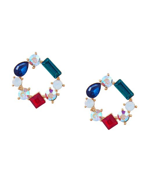 Cubic Zirconia Stylish Daily wear Stud Earring (KDAJEGS111816)