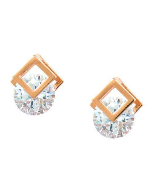 Cubic Zirconia Stylish Daily wear Stud Earring (KDAJERGS111806)