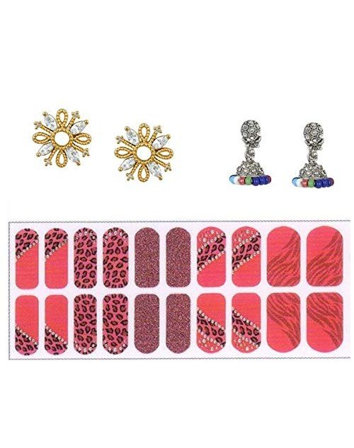 Cubic Zirconia Stylish Daily wear Stud Earring Valentine Free Gift Combo (Pack Of 3) (KDAJEGS111814)