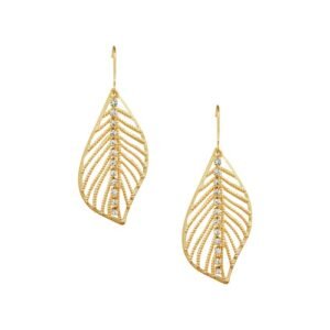 Feather Drop Earring