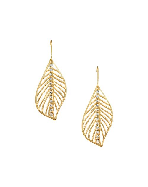 Feather Drop Earring