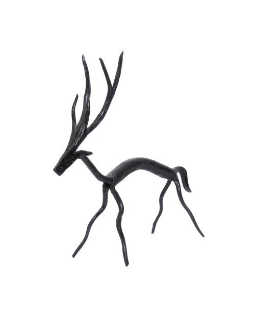 Hand Made Iron Metal Animal Deer Sculpture Decorative Show Piece (SEIADD021902) - Image 3