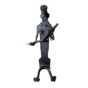 Iron Metal Human Mother With Baby Sculpture Decorative Showpiece (SEIHD021904)
