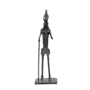 Iron Metal Human Sculpture Decorative Showpiece(SEIHD021903)