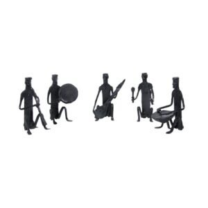 Iron Metal Human Sculpture Decorative Showpiece(SEIHDC021902)