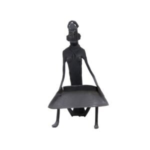 Iron Metal Human Sculpture Decorative Showpiece (SEIHD021901)