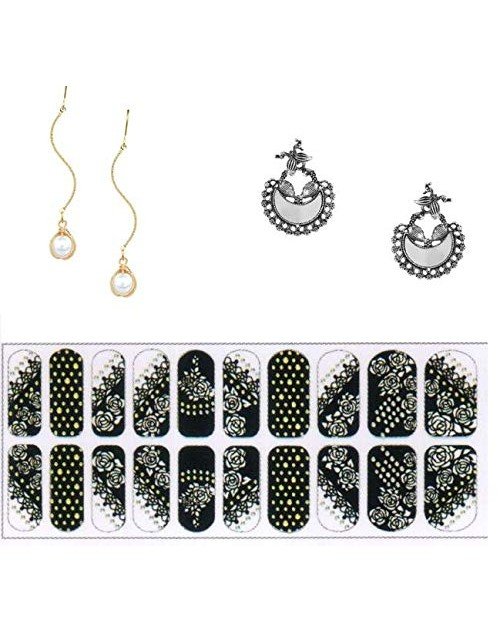 Pearl Drop Earring Valentine Free Gift Combo (Pack Of 3) (KSRJDEG111834)