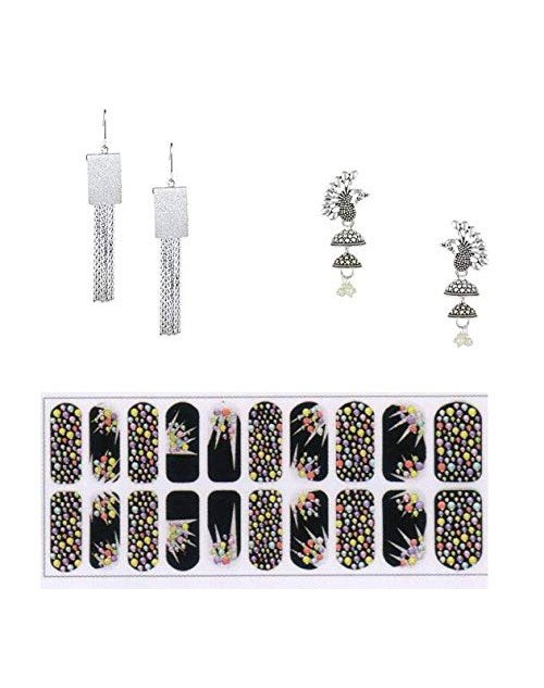 Stylish Party Tassel Earring Valentine Free Gift Combo (Pack Of 3) (KSRJDES111836)