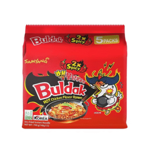 Buldak 2X Spicy Hot Chicken Flavor Ramen 140g Pack of 5