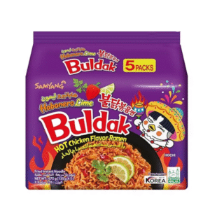 Samyang Habanero Lime Buldak Spicy Chicken Flavor Ramen 675g Pack of 5