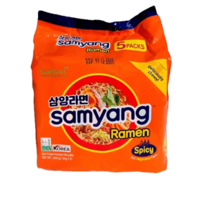 samyang ramen spicy 5 pack 600g Deliciously Chewy
